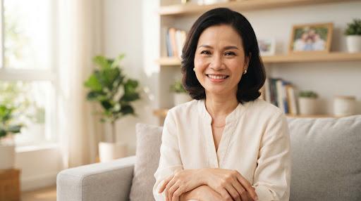 Chị Lan Anh, phụ huynh bé Minh Khôi
