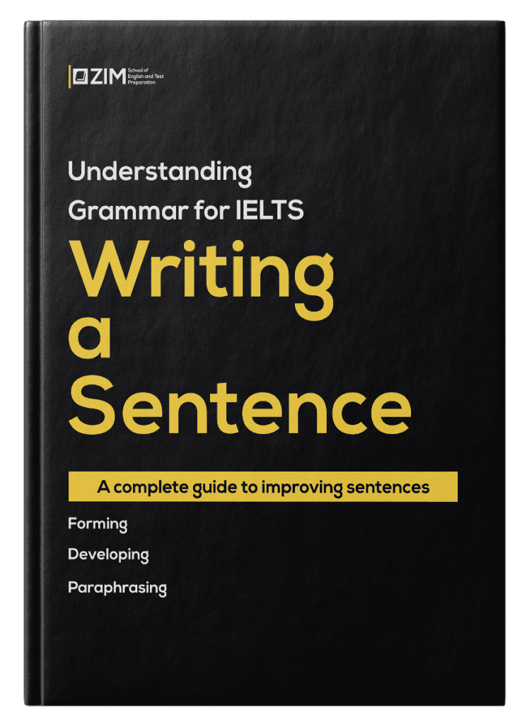 Understanding Grammar for IELTS - Write a sentence