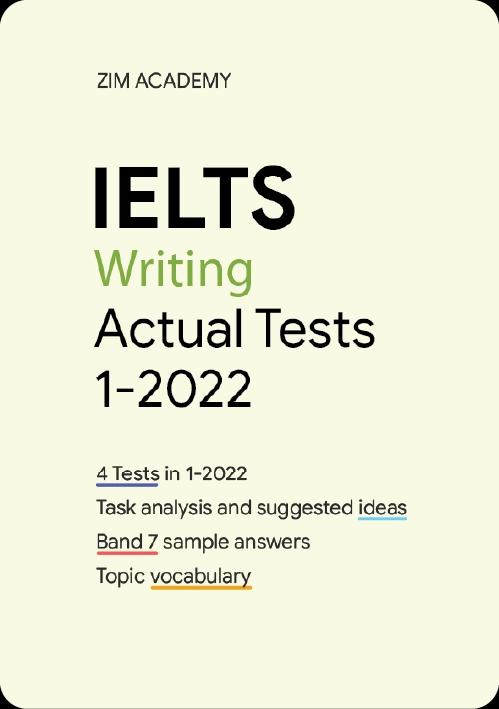 IELTS Writing Actual Tests January 2022 - Tổng hợp và giải đề thi IELTS Writing tháng 1/2022