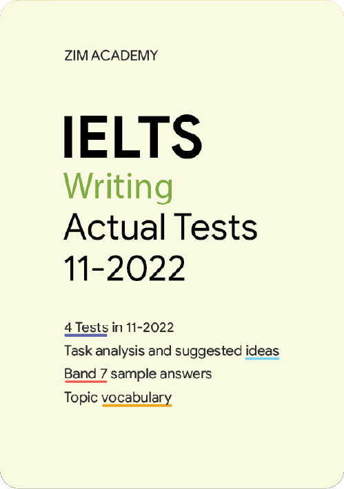 IELTS Writing Actual Tests November 2022 - Tổng hợp và giải đề thi IELTS Writing tháng 11/2022