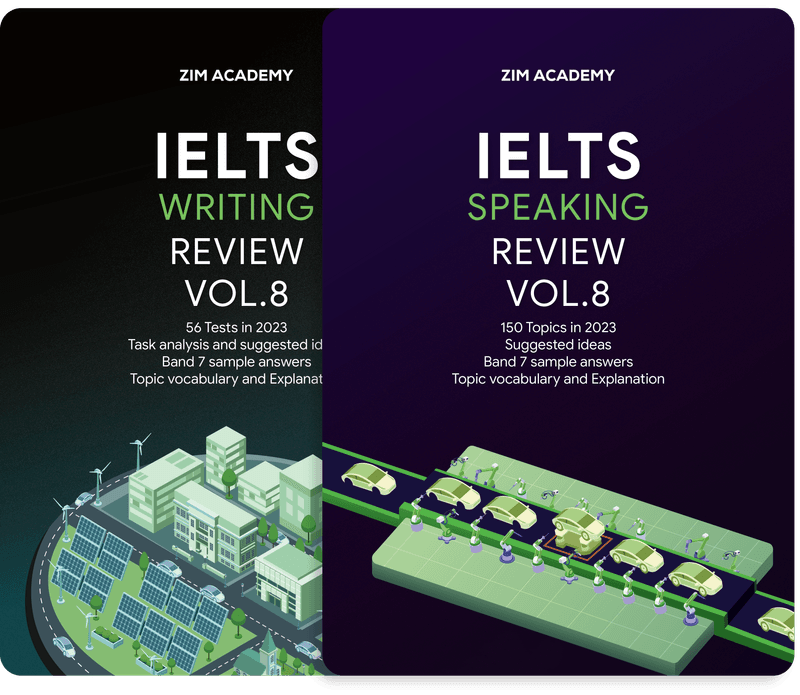 Combo IELTS Writing and Speaking Review Vol 8 - Tổng hợp và Giải đề thi thật IELTS Writing và Speaking 2023 - Tặng Gói 50 lượt chấm bài IELTS Correct GPT 4.0