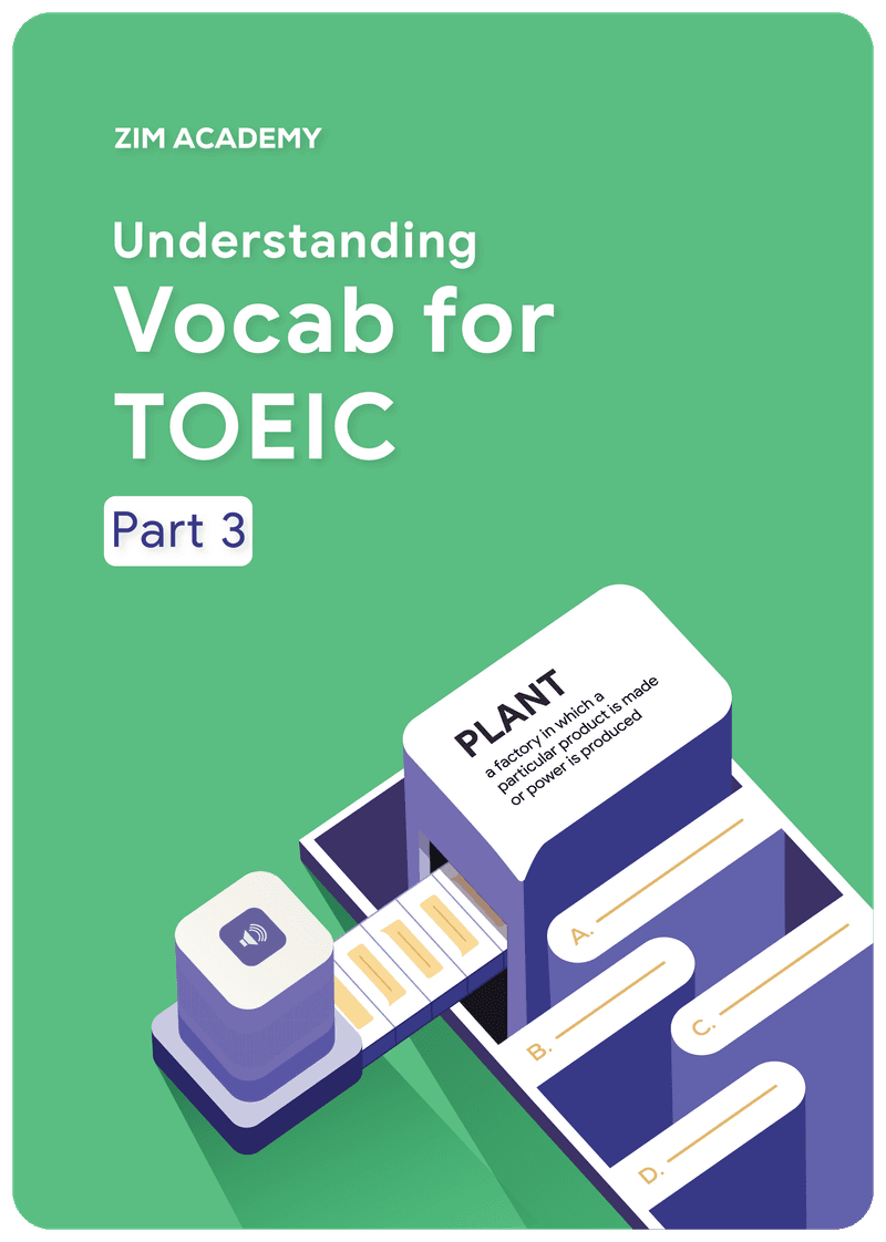 Sách Understanding Vocab for TOEIC - part 3 - Từ vựng cho phần thi "Đoạn hội thoại" trong bài thi TOEIC