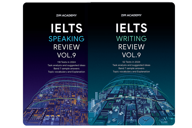 Combo IELTS Writing and Speaking Review Vol9 - Tổng hợp và Giải đề thi thật IELTS Writing và Speaking 2024