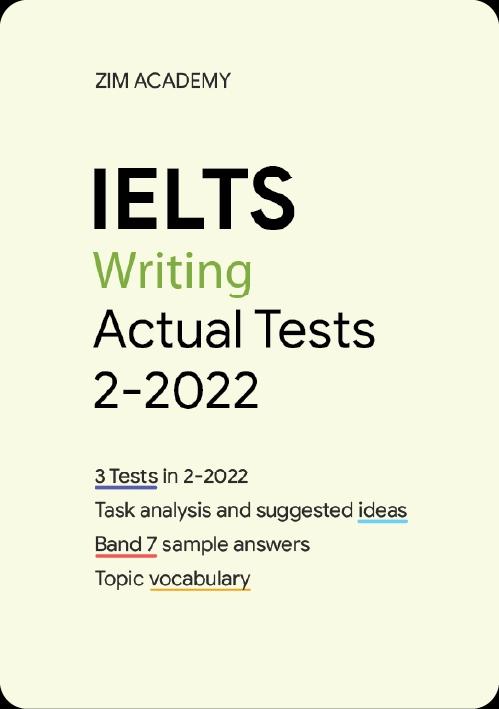 IELTS Writing Actual Tests February 2022 - Tổng hợp và giải đề thi IELTS Writing tháng 2/2022