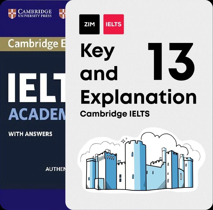 Combo Cambridge English IELTS 13 & Cambridge English IELTS 13 - Key and Explanation
