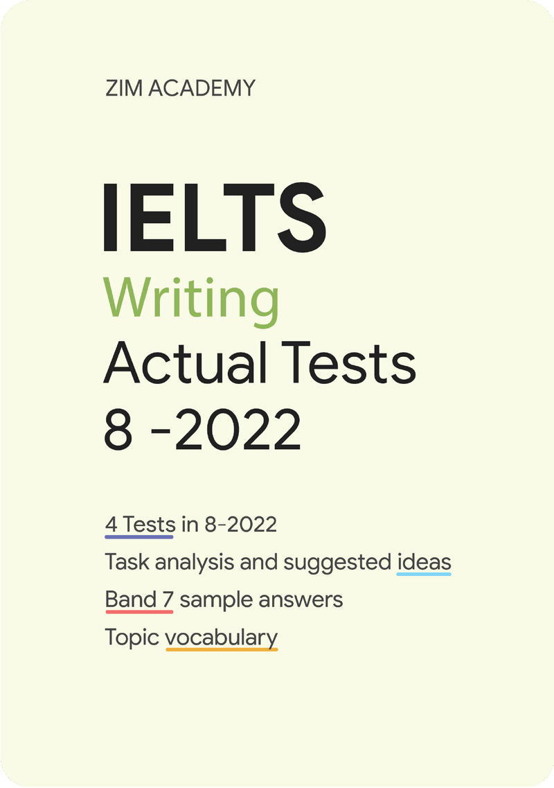 IELTS Writing Actual Tests August 2022 - Tổng hợp và giải đề thi IELTS Writing tháng 8/2022