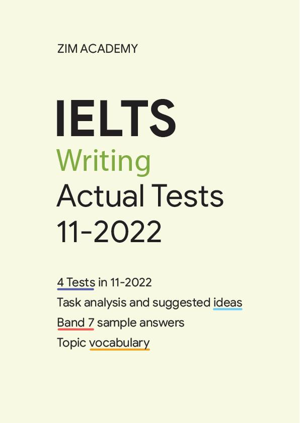 IELTS Writing Actual Tests November 2022 - Tổng hợp và giải đề thi IELTS Writing tháng 11/2022