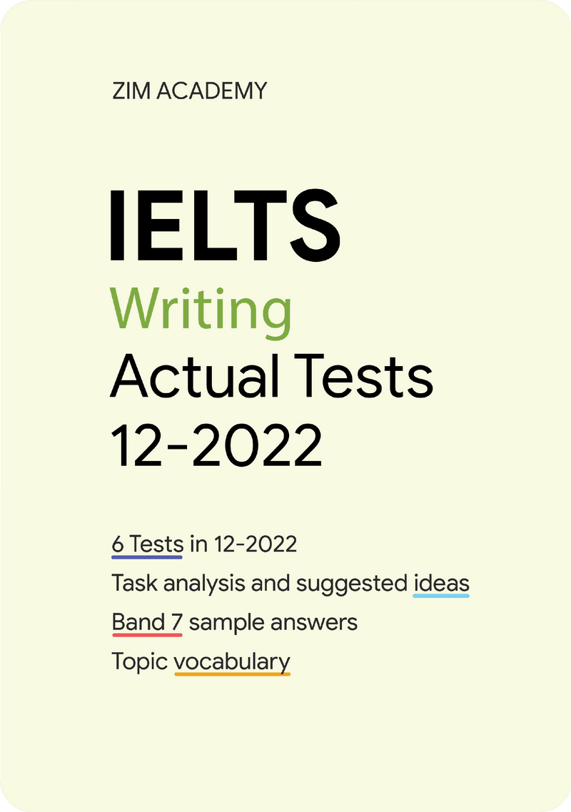 IELTS Writing Actual Tests December 2022 - Tổng hợp và giải đề thi IELTS Writing tháng 12/2022