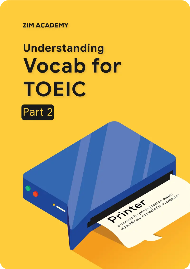 Sách Understanding Vocab for TOEIC part 2 - Từ vựng trong bài thi TOEIC part 2
